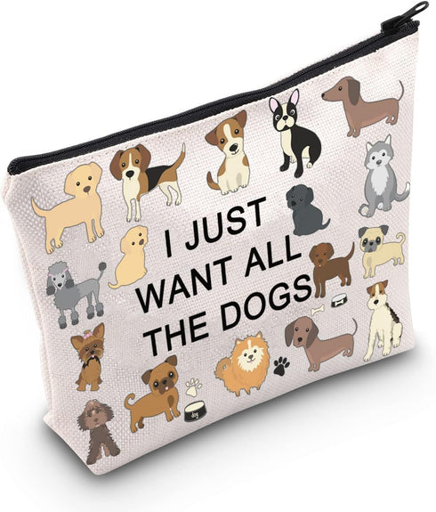 Dog Lover Gift - Dog Mom Cosmetic Bag ()